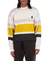 Isabel Marant - Meyoan Striped Crewneck Sweatshirt - Lyst