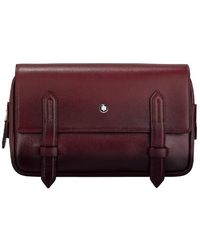 Montblanc - Meisterstuck Leather Messenger Bag - Lyst