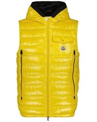 Moncler - Ragot Hooded Puffer Vest, Brand Size 2 - Lyst