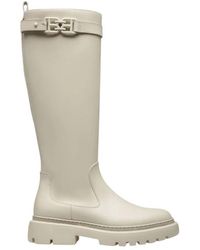 Bally - Gaila Leather Long Boots, Brand Size 37 Us - Lyst