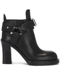 Burberry - Stirrup Low Ankle Boots, Brand Size 35 Us - Lyst