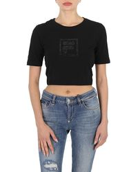 Fila - Pegeen Cropped Cotton Jersey T-shirt - Lyst