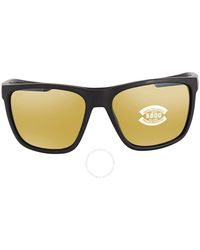 Costa Del Mar - Cta Del Mar Ferg Sunrise Silver Mirror Glass Square Sunglasses Frg 11 Sglp - Lyst