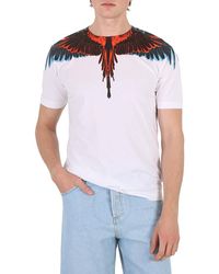 Marcelo Burlon - Icon Wings Cotton T-shirt - Lyst