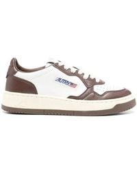 Autry - Medalist Low-Top Leather Sneakers, Brand Size 35 Us - Lyst