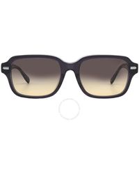 COACH - Grey Rectangular Sunglasses Hc8388u 5745l7 56 - Lyst