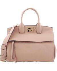 Ferragamo - Salvatore Studio Soft Bag (L) - Lyst