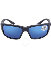 Costa Del Mar - Fantail Blue Mirror Polarized Glass Sunglasses Tf 01 Obmglp 59 - Lyst