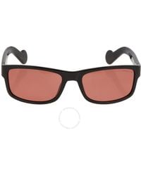 Moncler - Rectangular Sunglasses Ml0114 01e 58 - Lyst