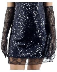 Burberry - Ladies Embellished Fishnet Gloves - Lyst