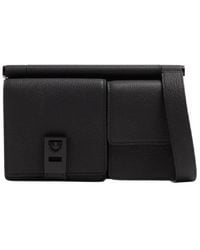 Ferragamo - Multipocket Leather Crossbody Bag - Lyst