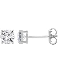 Brilliant Diamond - 10Kt 1.00 Carat Lab Grown Diamond Stud Earrings For - Lyst