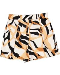 Roberto Cavalli - Ladies Macro Tiger Twiga Print Shorts, Brand Size 44 (Us - Lyst