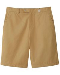 Burberry - Cotton Chino Tailored Shorts, Brand Size 48 Waist - Lyst
