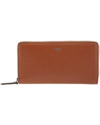 Jimmy Choo - Phelix Jc Emblem Leather Wallet - Lyst
