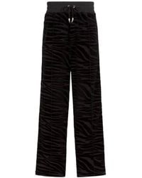 Roberto Cavalli - Zebra Velvet-Devore Sweatpants - Lyst