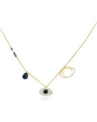 Swarovski - Ladies Symbolica Evil Eye Pendant Necklace - Lyst
