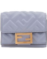 Fendi - Tri-Fold Baguette Micro Wallet - Lyst