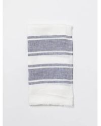Brunello Cucinelli - And Linen Striped Scarf, One Size - Lyst