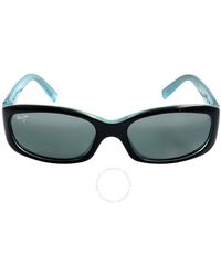 Maui Jim - Punchbowl Neutral Grey Rectangular Sunglasses 219-03 54 - Lyst
