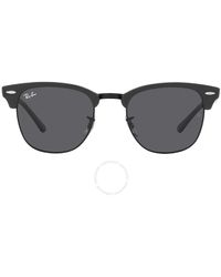 Ray-Ban - Clubmaster Dark Grey Square Sunglasses Rb3016 1367b1 49 - Lyst