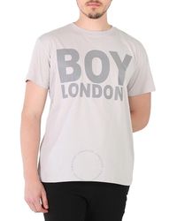 BOY London - Reflective Logo T-shirt - Lyst