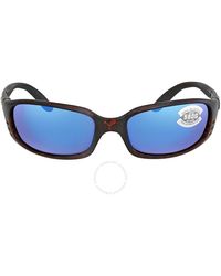 Costa Del Mar - Brine Blue Mirror Polarized Glass Sunglasses Br 10 Obmglp 59 - Lyst