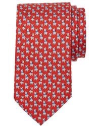 Ferragamo - Terrier Print Silk Tie - Lyst