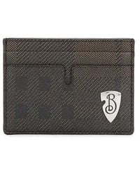 Burberry - Vintage Check Leather Card Holder - Lyst