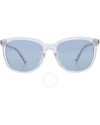 COACH - Grey Blue Square Sunglasses Hc8338u 511172 55 - Lyst