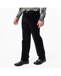 Burberry - 5-Pocket Corduroy Cotton Pants, Waist - Lyst