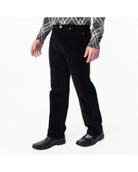 Burberry - 5-Pocket Corduroy Cotton Pants, Waist - Lyst
