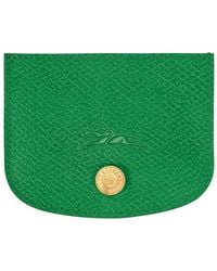 Longchamp - Epure Leather Card Holder - Lyst