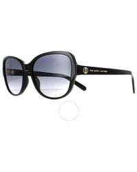 Marc Jacobs - Dark Grey Shaded Butterfly Sunglasses Marc 528/s 0807/9o 58 - Lyst