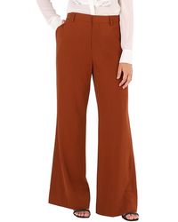 Petar Petrov - Ladies Brick Galen Straight Trouser, Brand Size 40 (Us - Lyst