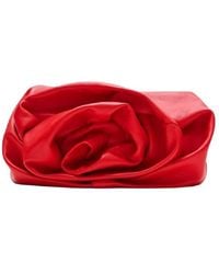 Burberry - Nappa Leather Rose Clutch - Lyst