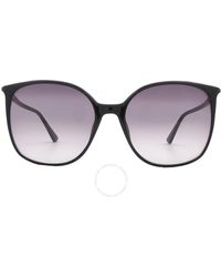 Calvin Klein - Lilac Gradient Butterfly Sunglasses Ck22521s 001 58 - Lyst