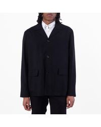 Burberry - Loose Fit Wool Tailored Jacket, Brand Size 50 Us - Lyst