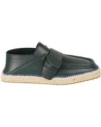 Burberry - Deck Low Top Leather Espadrilles, Brand Size 40 Us - Lyst