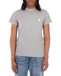 Isabel Marant - Logo Print Short Sleeve T-shirt - Lyst