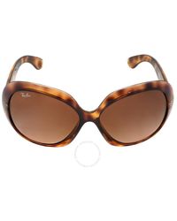 Ray-Ban - Jackie Ohh Ii Pink/brown Gradient Butterfly Sunglasses  642/a5 60 - Lyst