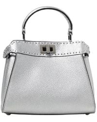 Fendi - Peekaboo Leather Handbag - Lyst