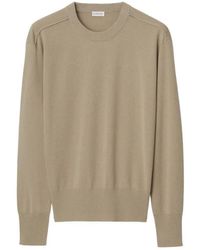 Burberry - Crewneck Wool Jumper - Lyst