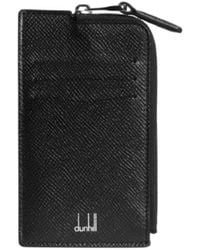 dunhill - Cadogan Leather Zip Card Holder - Lyst