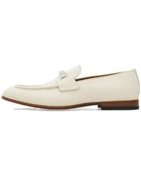 Ferragamo - Metal Ornament Leather Moccasin - Lyst