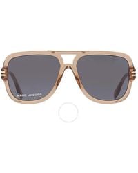 Marc Jacobs - Grey Navigator Sunglasses Marc 637/s 0ham/ir 58 - Lyst