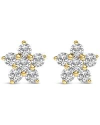 Haus of Brilliance - 10K 1/2 Cttw Lab Grown Diamond Star Stud Earrings - Lyst