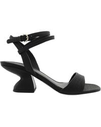 Ferragamo - Scarlett Leather Ankle Strap Sandals - Lyst