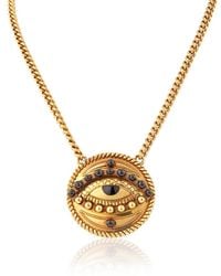 Roberto Cavalli - Ladies Eye Pendant Necklace - Lyst