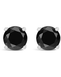 Haus of Brilliance - 14K 5.00 Cttw Round Brilliant-Cut Diamond Classic 4-Prong Stud Earrings - Lyst